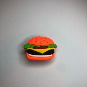 5/$10 Burger crocs charm/jibbitz